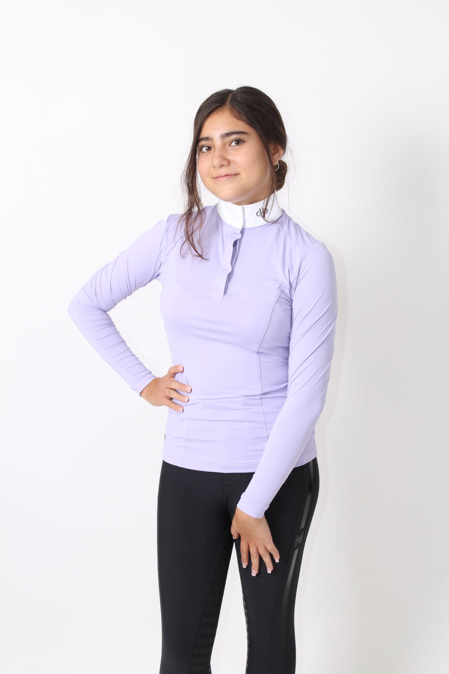 THE BIT CAMISA ML (Lavanda&Grey)