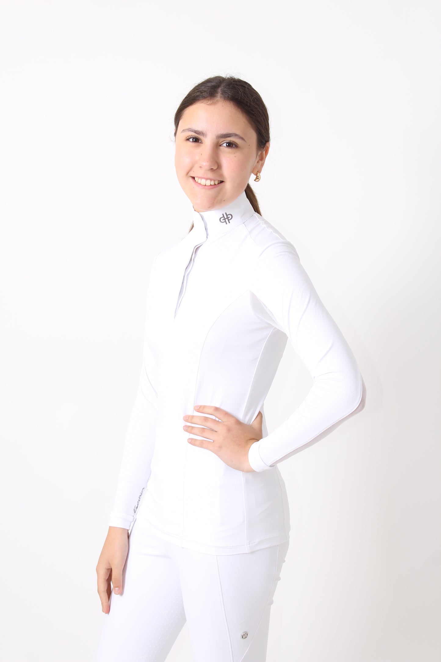 THE BIT CAMISA ML (White&Grey)