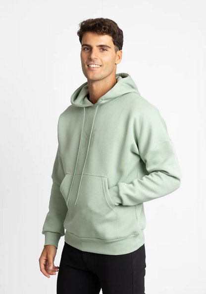 ICON OVERSIZE HOODIE SAGE GREEN