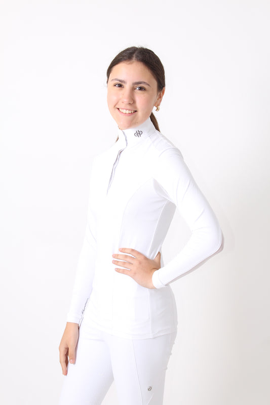 THE BIT CAMISA ML (White&Grey)