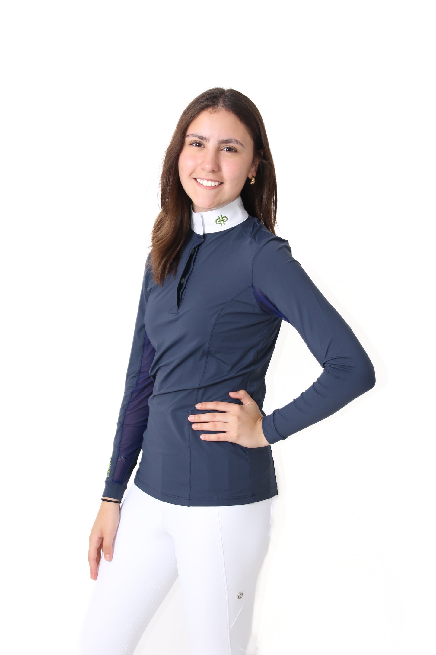 THE BIT CAMISA ML (Navy&Green)