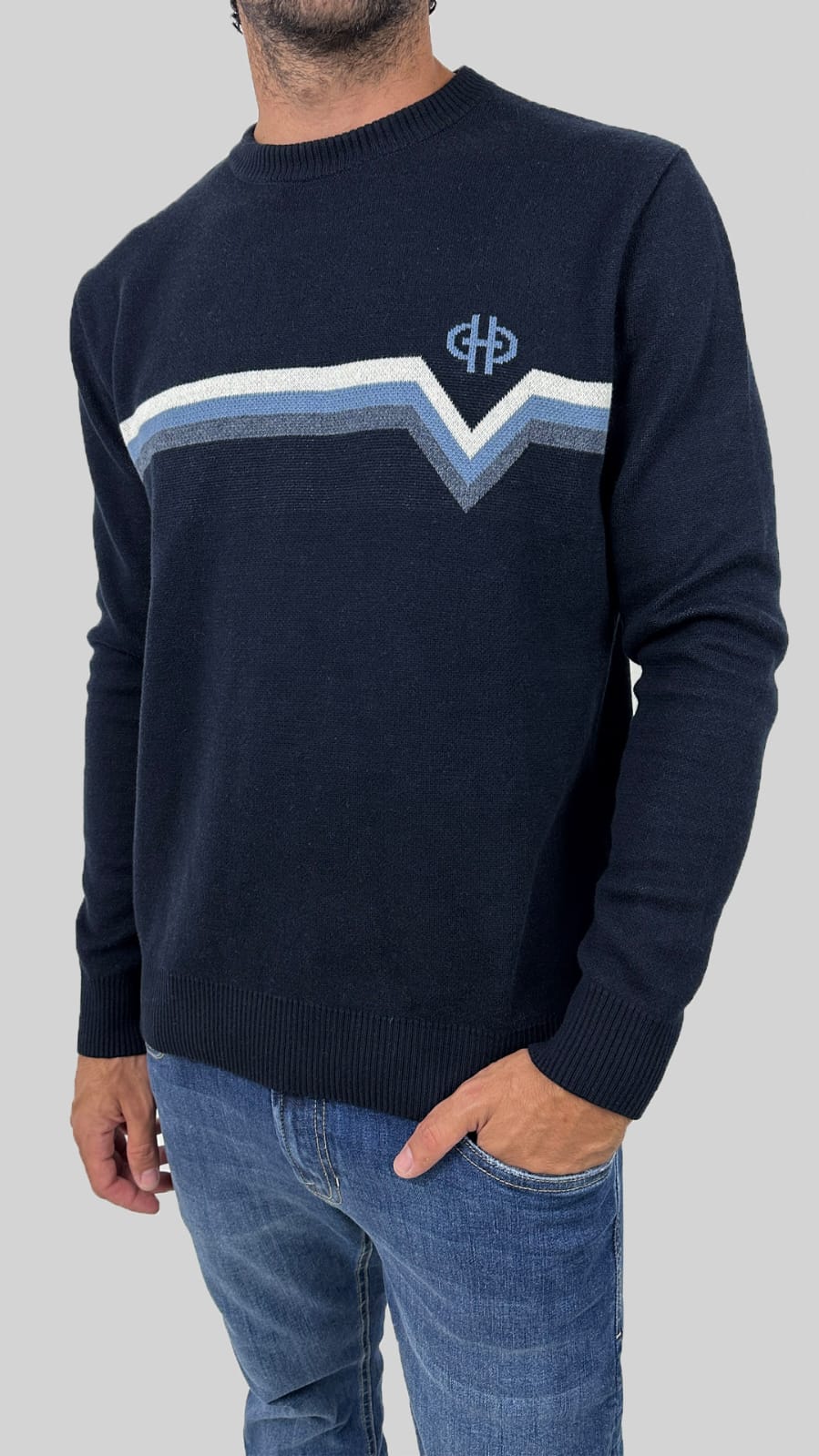 THE BIT SUETER (Navy)