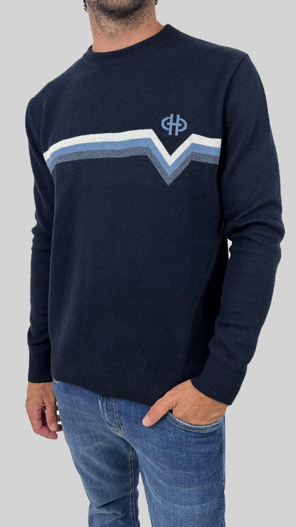 THE BIT SUETER (Navy)