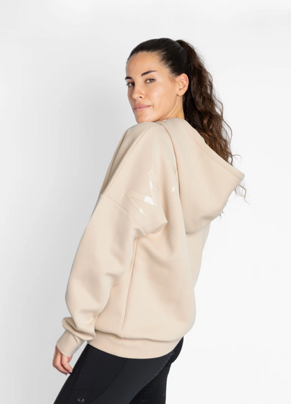 ICON OVERSIZED HOODIE BEIGE