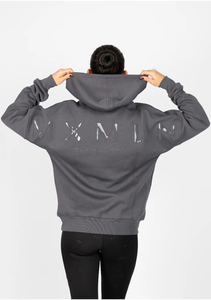 ICON OVERSIZED HOODIE GRAPHITE
