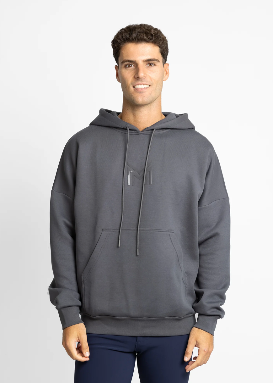 ICON OVERSIZED HOODIE GRAPHITE