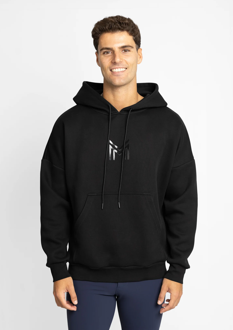 ICON OVERSIZED HOODIE BLACK