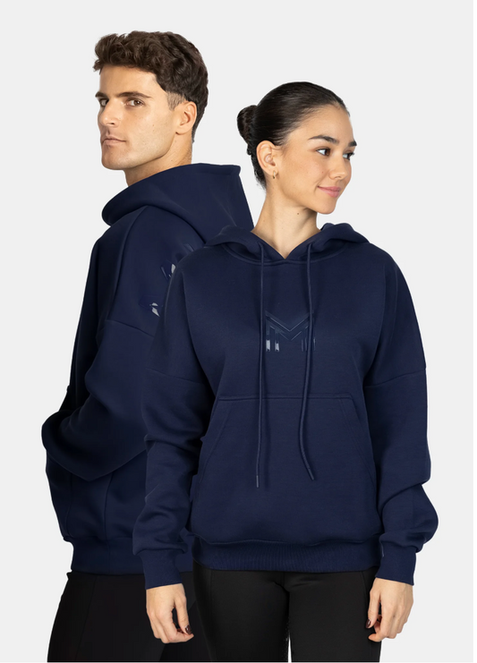 ICON OVERSIZED HOODIE NAVY