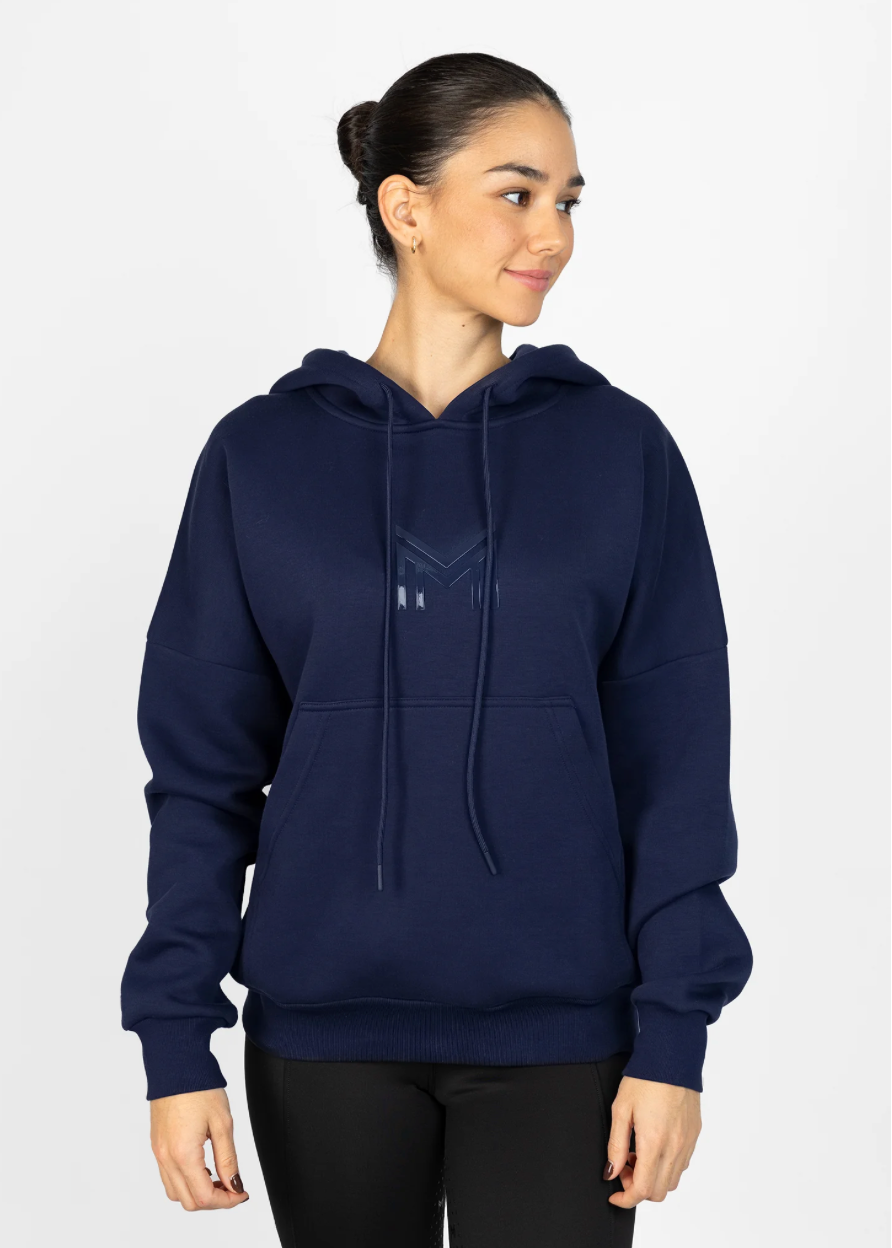 ICON OVERSIZED HOODIE NAVY