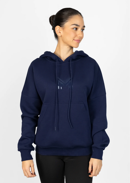 ICON OVERSIZED HOODIE NAVY